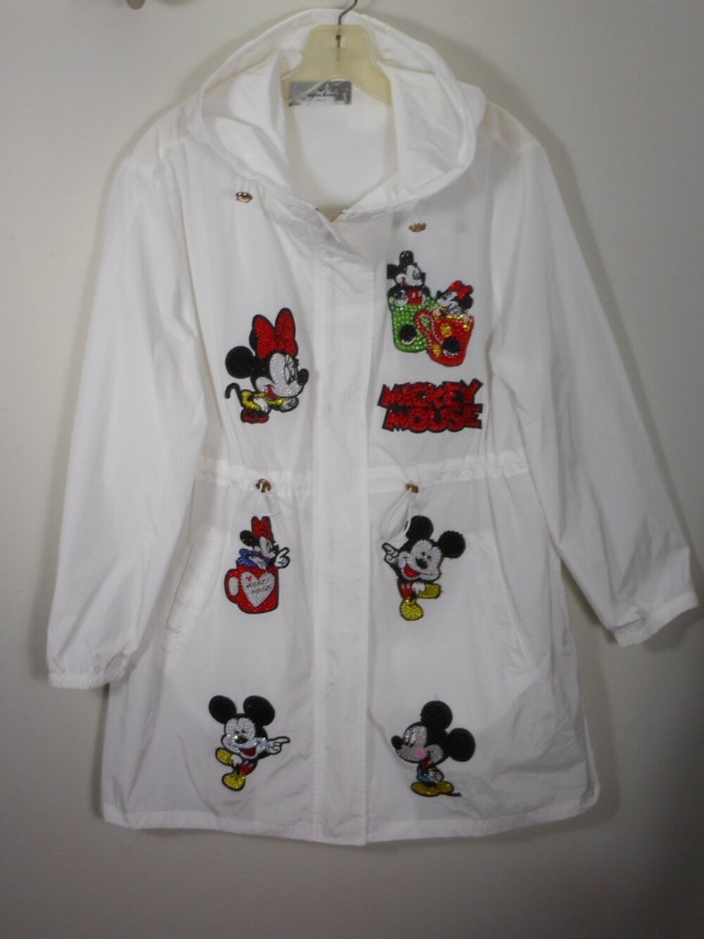 vintage Sergia Mavis Italy Mickey Mouse hooded wind breaker